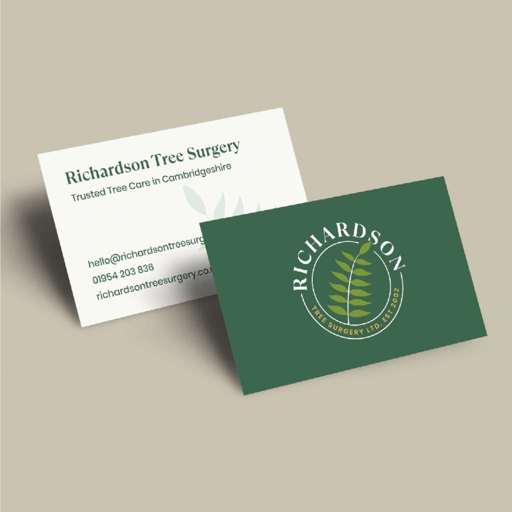 Richardson Tree Surgery Business Card design